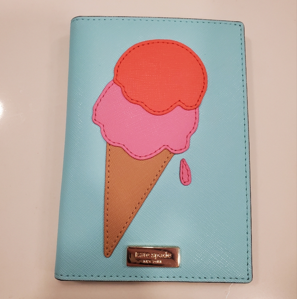 New Kate Spade Leather Passport Holder